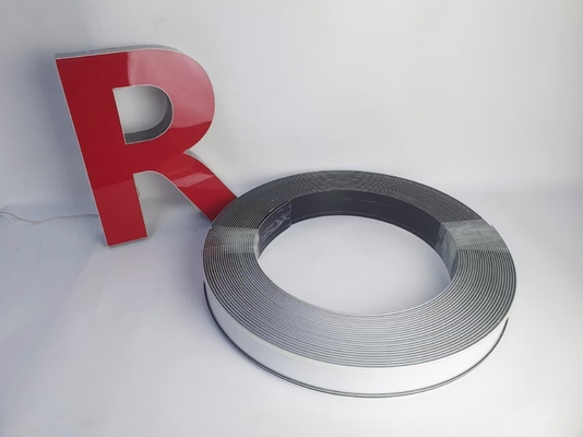 Алюминиевый ПВХ без обрезки Letterform 3cm-14cm Алюминиевый обрезка Капсулы Буквы