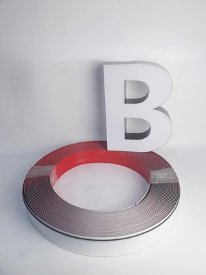Алюминиевый ПВХ без обрезки Letterform 3cm-14cm Алюминиевый обрезка Капсулы Буквы