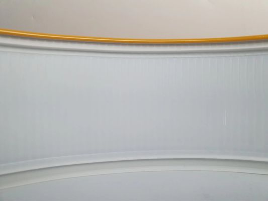 Канал письмо Алюминиевая крышка с укладкой с 70 мм шириной в желтом Алюминиевом канале письмо