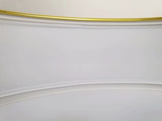 Ручная сгибающаяся алюминиевая крышка для канала письма расчесываемое зеркало золотое канала письма