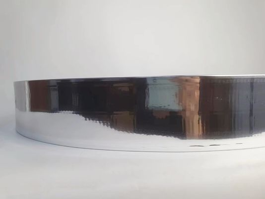 Высокая твердость алюминия алюминиевая крышка с зеркальной серебряной отделкой и алюминиевой спирали