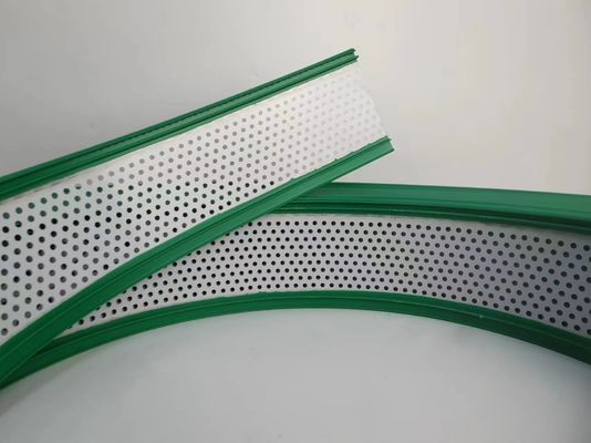 Зелёный цвет с отверстиями Алюминиевая отделка колпачка Рука сгибается 50M рулон с алюминиевым сплавом катушки