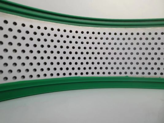 Зелёный цвет с отверстиями Алюминиевая отделка колпачка Рука сгибается 50M рулон с алюминиевым сплавом катушки