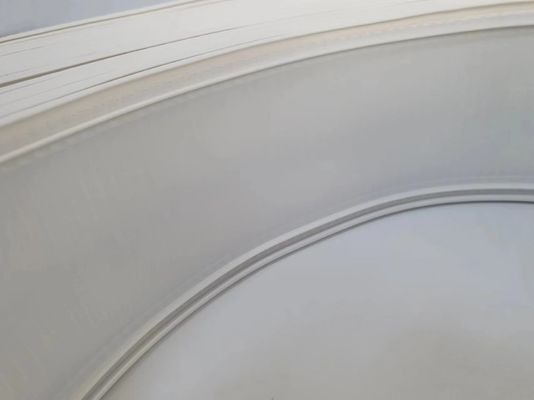 76 мм алюминиевая крышка белого цвета с отражающей отделкой для изысканных краев