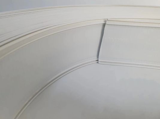 Белый цвет Канал Letter Trim Cap С Алюминиевой Твердостью 70MM 76MM 93MM