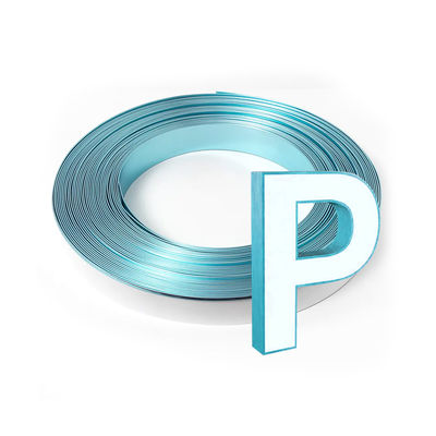 ODM Алюминиевая полоса подстрижка капкана настраиваемая буквы Края подстрижка капкана легко устанавливать