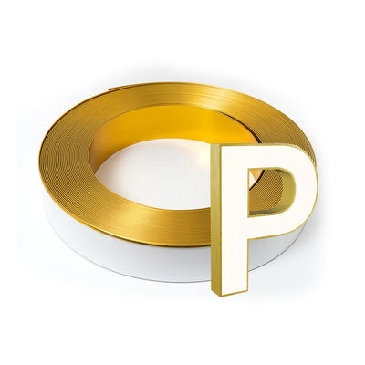 Стильная канала буквы обрезка крышка алюминиевая крышка обрезка идеально подходит для наружных знаков