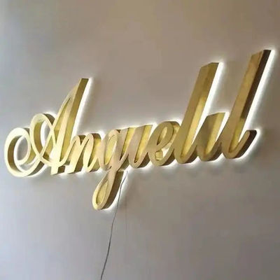 12В Входное напряжение Заднее освещение Письма вывески Просвещенные письма реклама